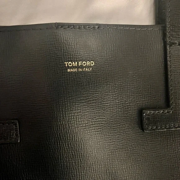 TOM FORD Black Leather Tote Bag - Picture 2 of 8